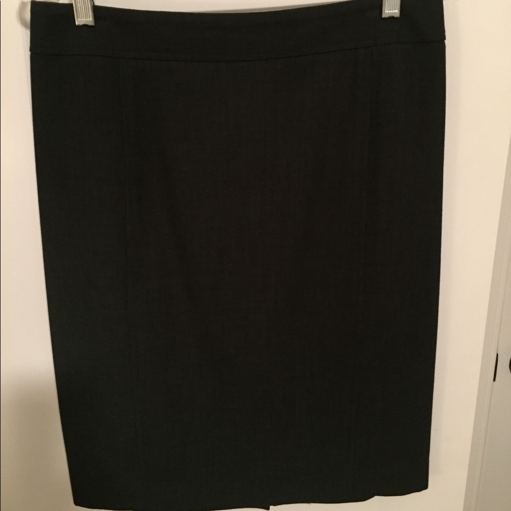 LOFT charcoal grey pencil skirt
